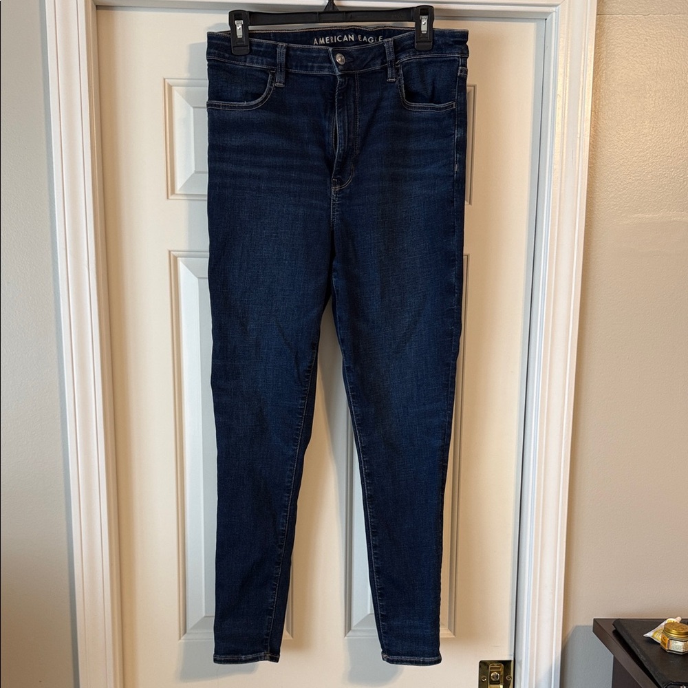 American Eagle Outfitters Dark Blue Skinny Jeans